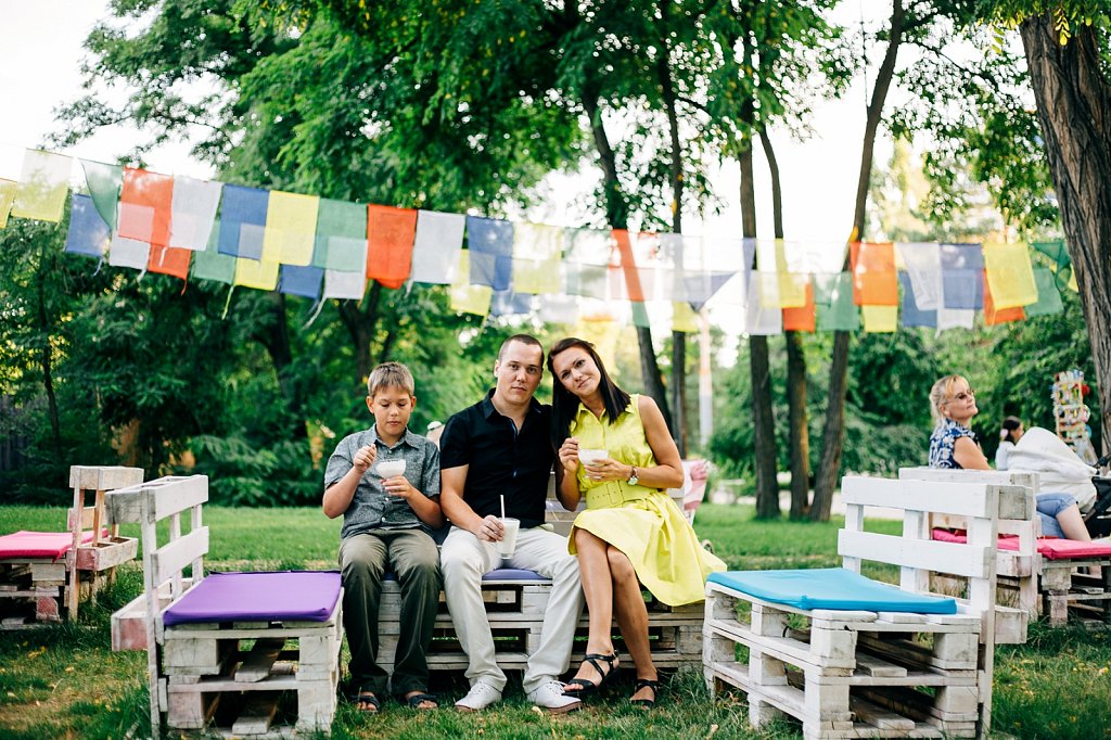 Семейная съемка в парке Баку